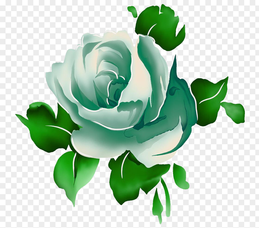 Peony Beach Rose Green Illustration PNG