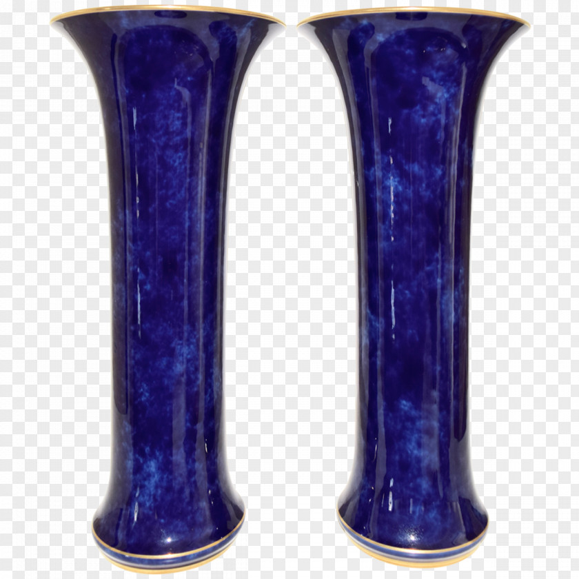 Antique Vase Cobalt Blue PNG