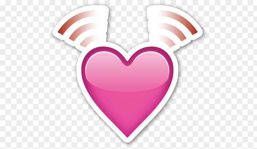 Beating Heart Emoji Sticker Love PNG