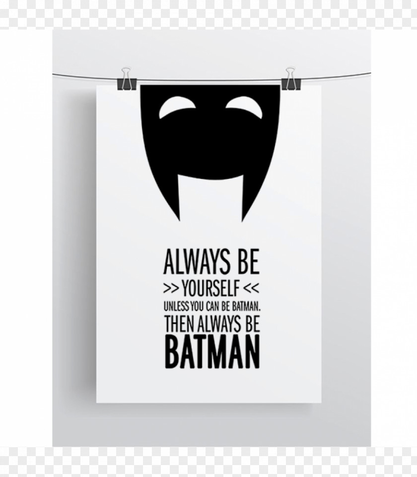 Batman's Quote Batman Poster Text PNG