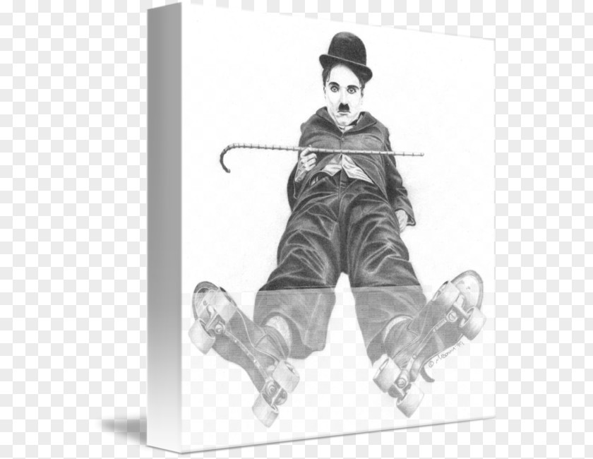 Charlie Chaplin Imagekind Stephen Madonna Art Drawing PNG