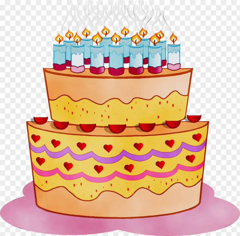 Food Coloring Party Supply Birthday Cake PNG