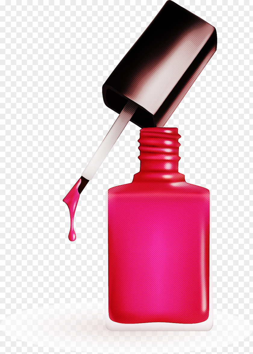 Nail Polish Red Care Cosmetics Beauty PNG