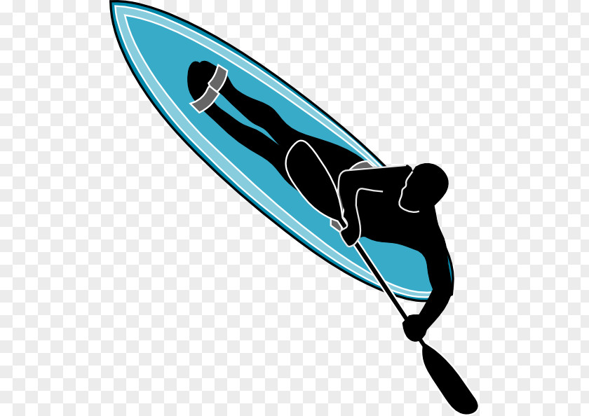 Surfing Waveski Logo Clip Art PNG
