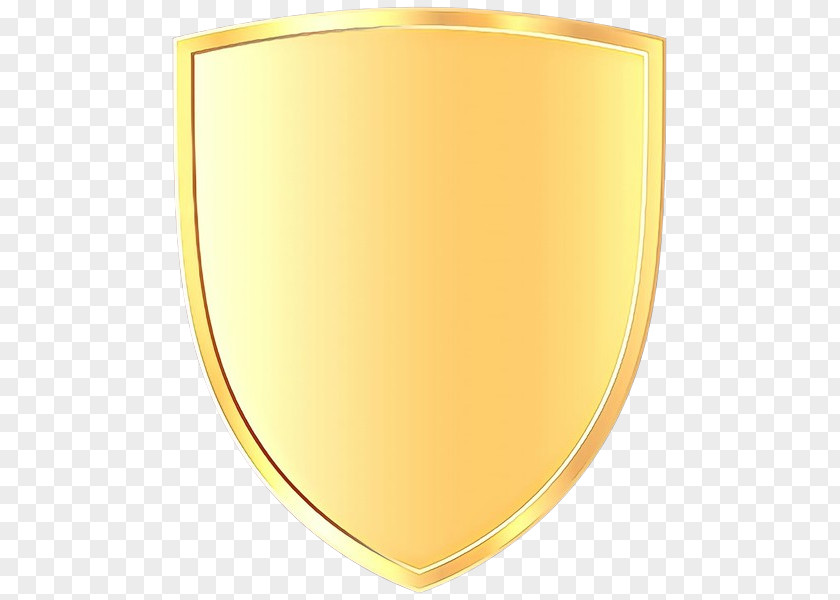 Tableware Shield Yellow PNG