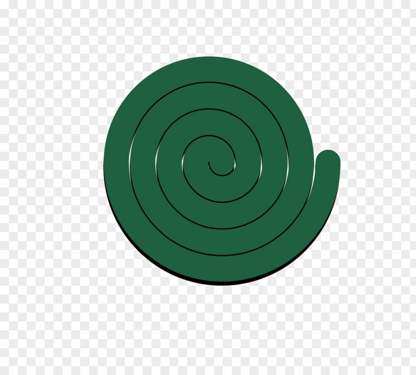 A Mosquito Circle Spiral Angle Green Pattern PNG