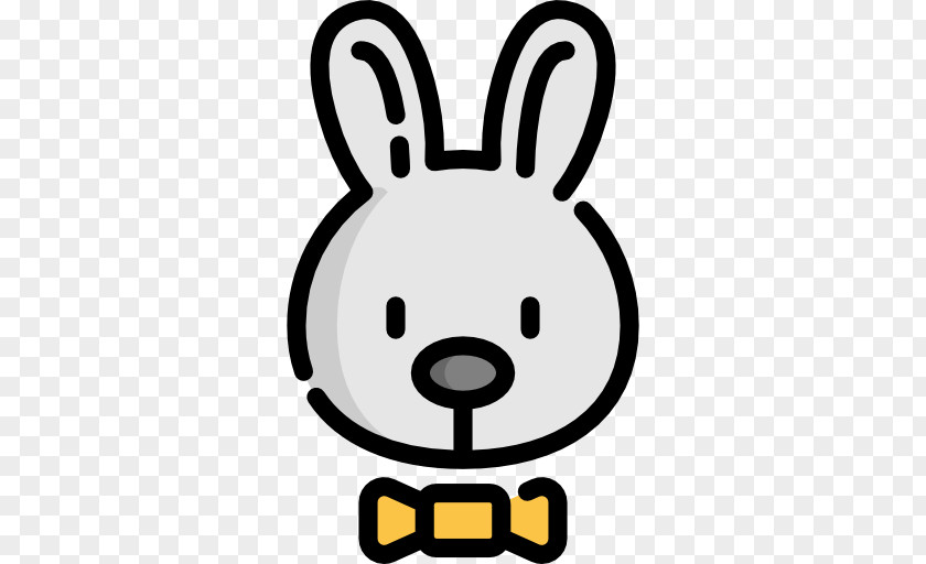 Easter Bunny Cartoon Snout White Clip Art PNG