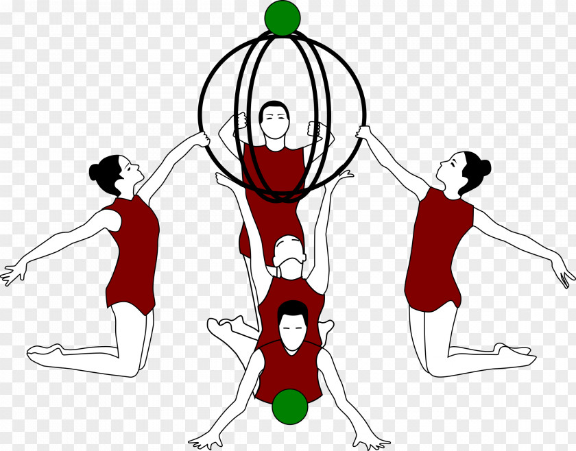 Gymnastics Rhythmic Ball Clip Art PNG
