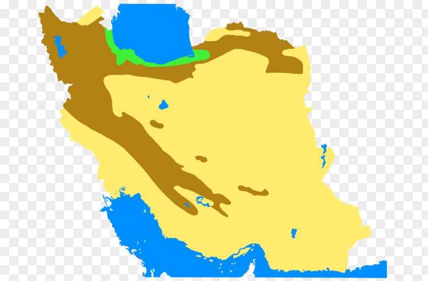 Map Iranian Plateau Geography Climate North PNG