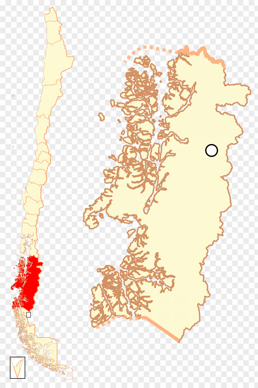 Map Regions Of Chile General Carrera Province Palena Zona Austral PNG