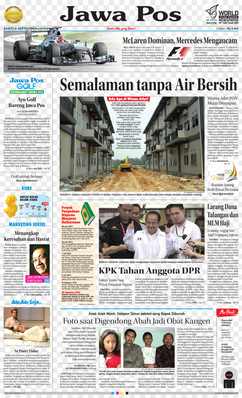 Newspaper Advertising Jawa Pos PNG