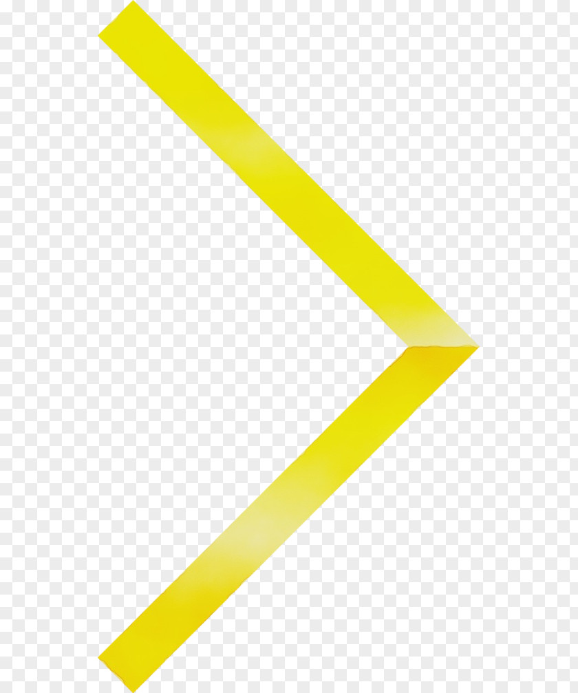 Yellow Wet Ink Line PNG