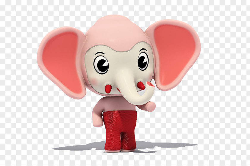 Cute Red Elephant Ears Ear PNG