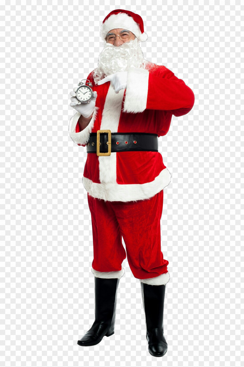 Figurine Costume Santa Claus PNG