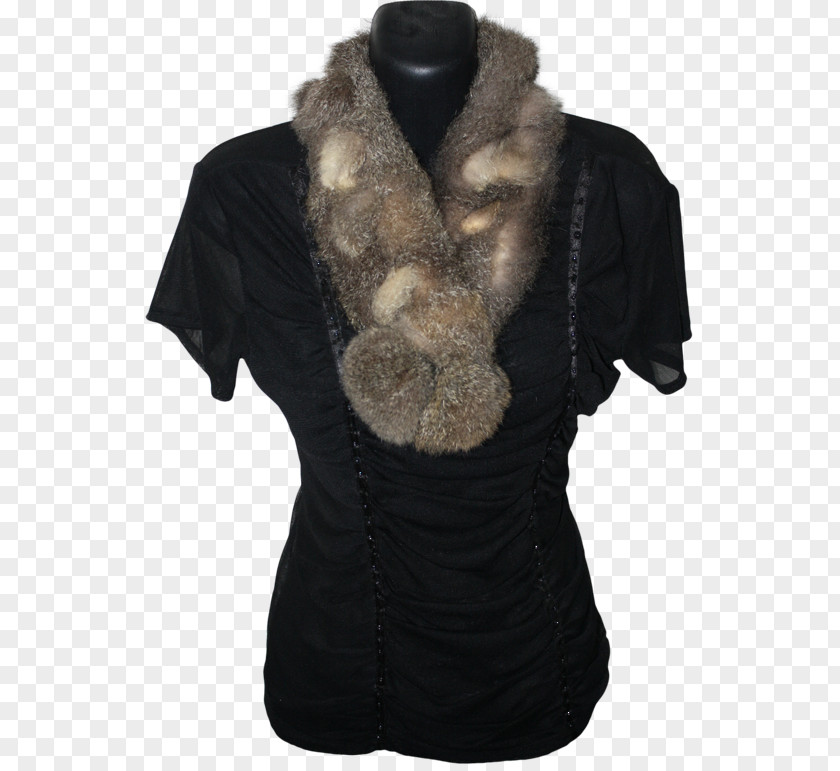 Fur Shawl Neck PNG