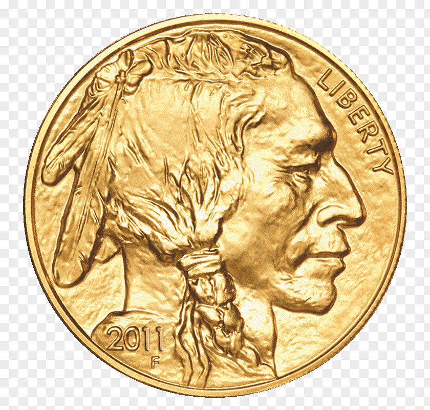 Gold Coins American Buffalo Coin Bullion PNG
