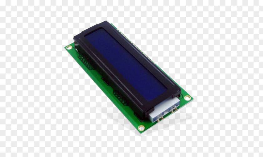 Lcd 1602 Liquid-crystal Display LCD1602 (5V Blue Backlight) Electronics Flash Memory PNG