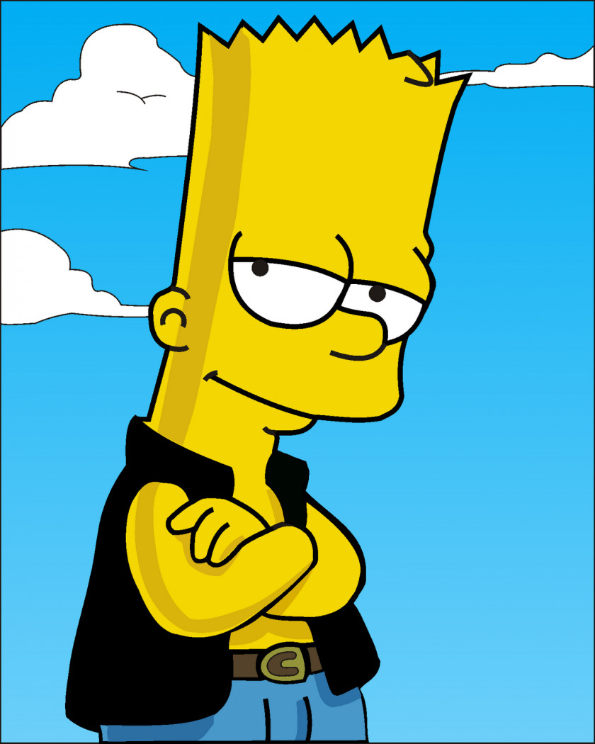 Simpsons Bart Simpson Homer Marge Lisa Maggie PNG