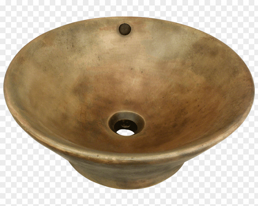 Sink Copper Bowl Ceramic Bronze PNG