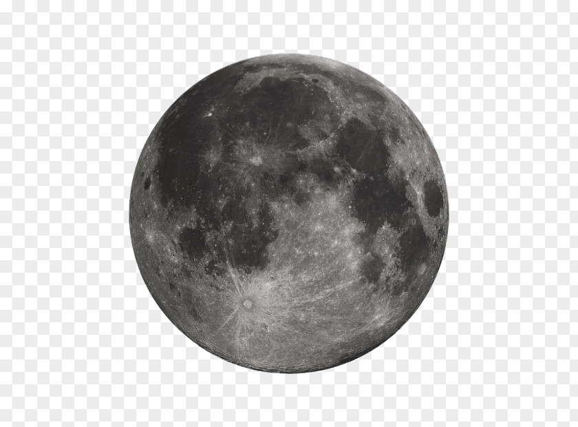 The Moon Full Natural Satellite PNG