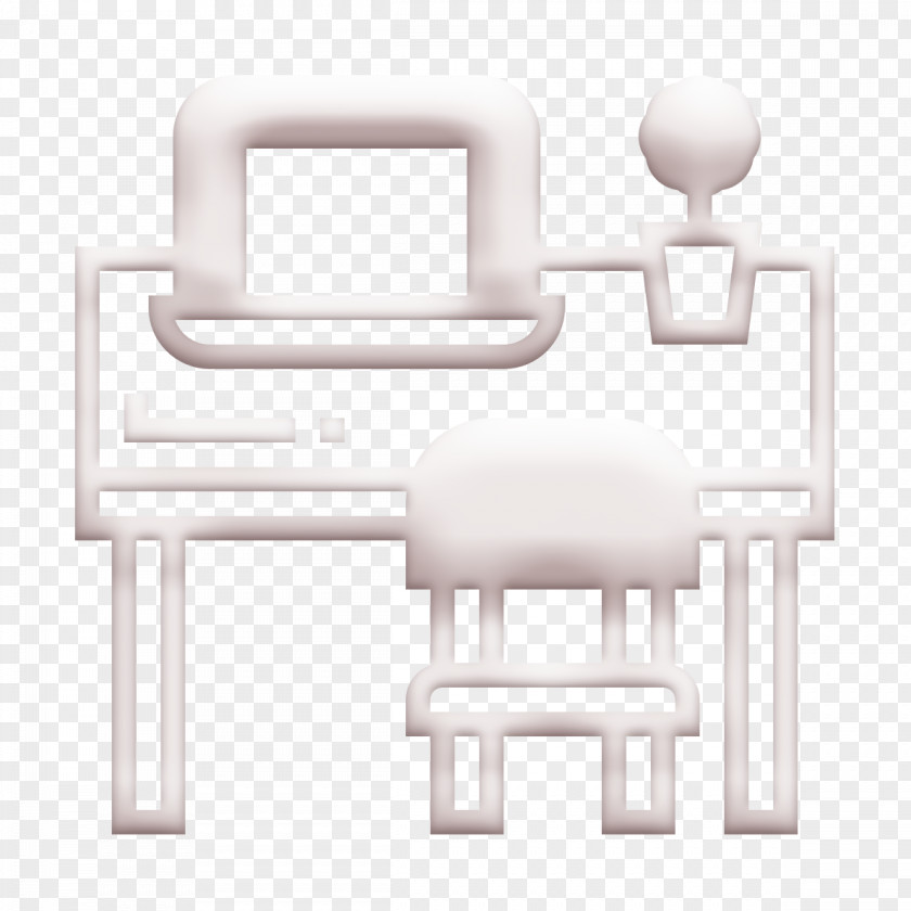 Work Icon Desk Business Essential PNG