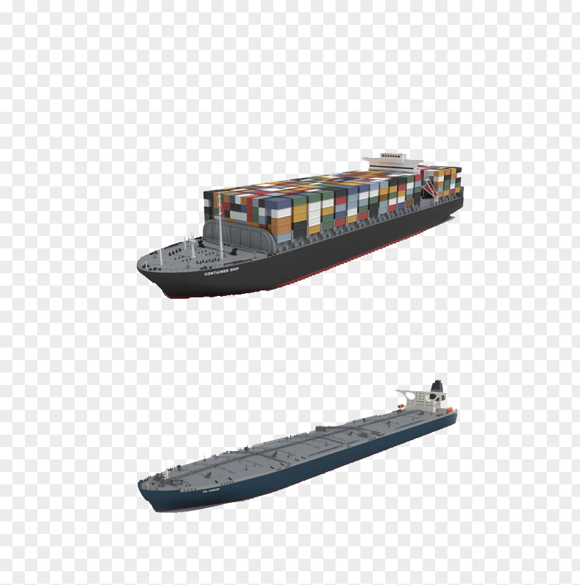 Cartoon Painted Cruises Cargo Shipping Wavefront .obj File 3D Computer Graphics Ship Modeling PNG