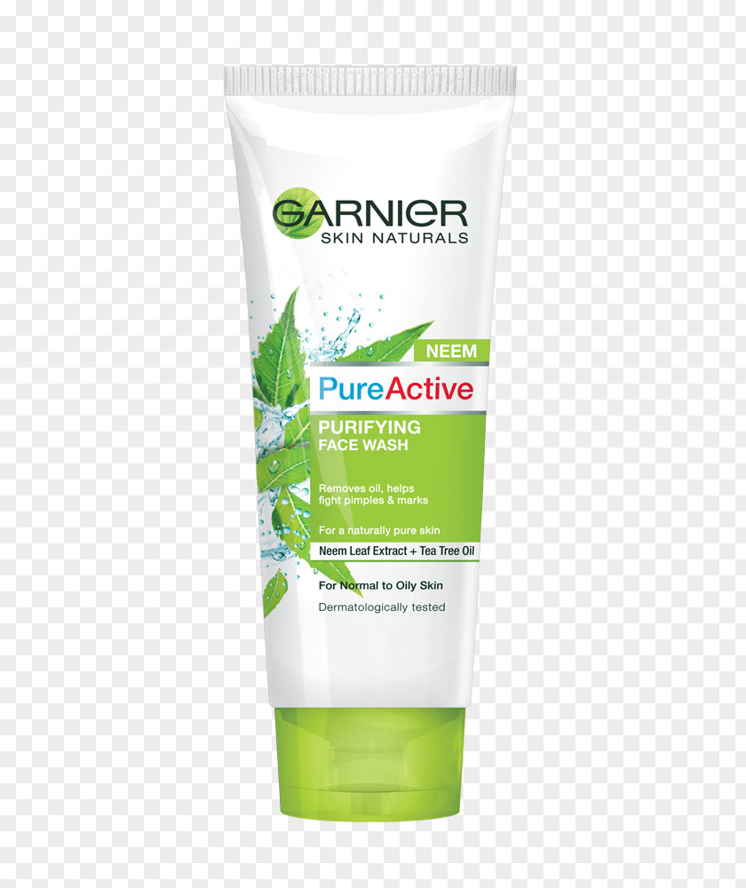 Facewash Lotion Cream Garnier Pure Active Intensive Charcoal Anti-Blackheads 3 In 1 Cleanser PNG