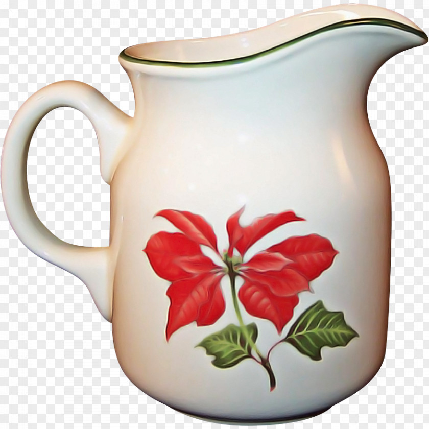 Flower Jug Vase Mug Porcelain PNG