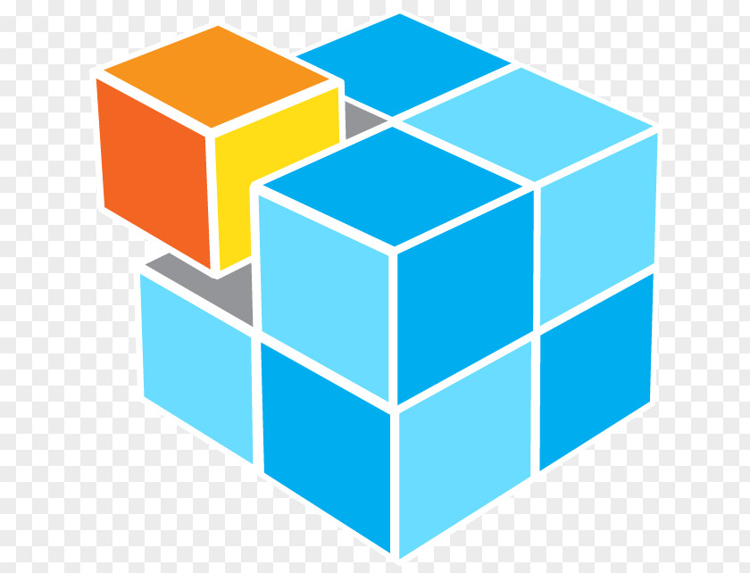 Logo Business Cube Organization PNG