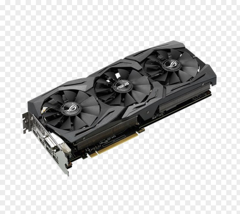 Nvidia Graphics Cards & Video Adapters NVIDIA GeForce GTX 1070 Ti ASUS Republic Of Gamers PNG