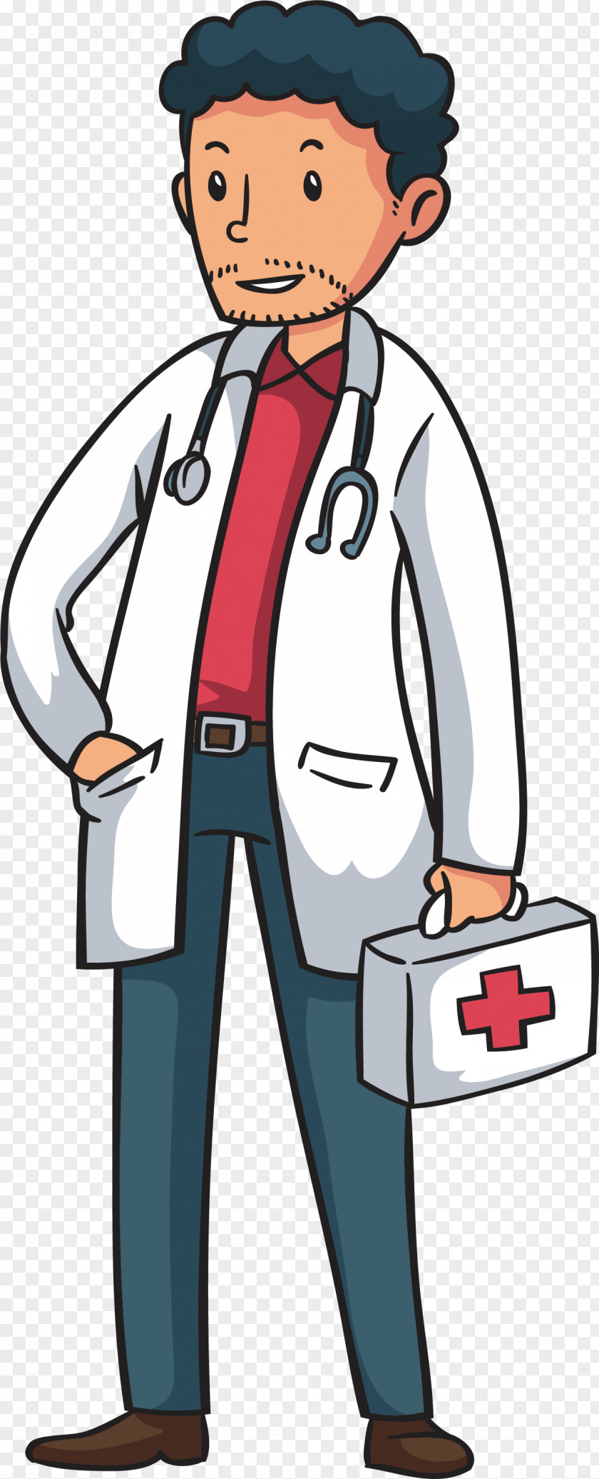 The Man With First Aid Kit Clip Art PNG