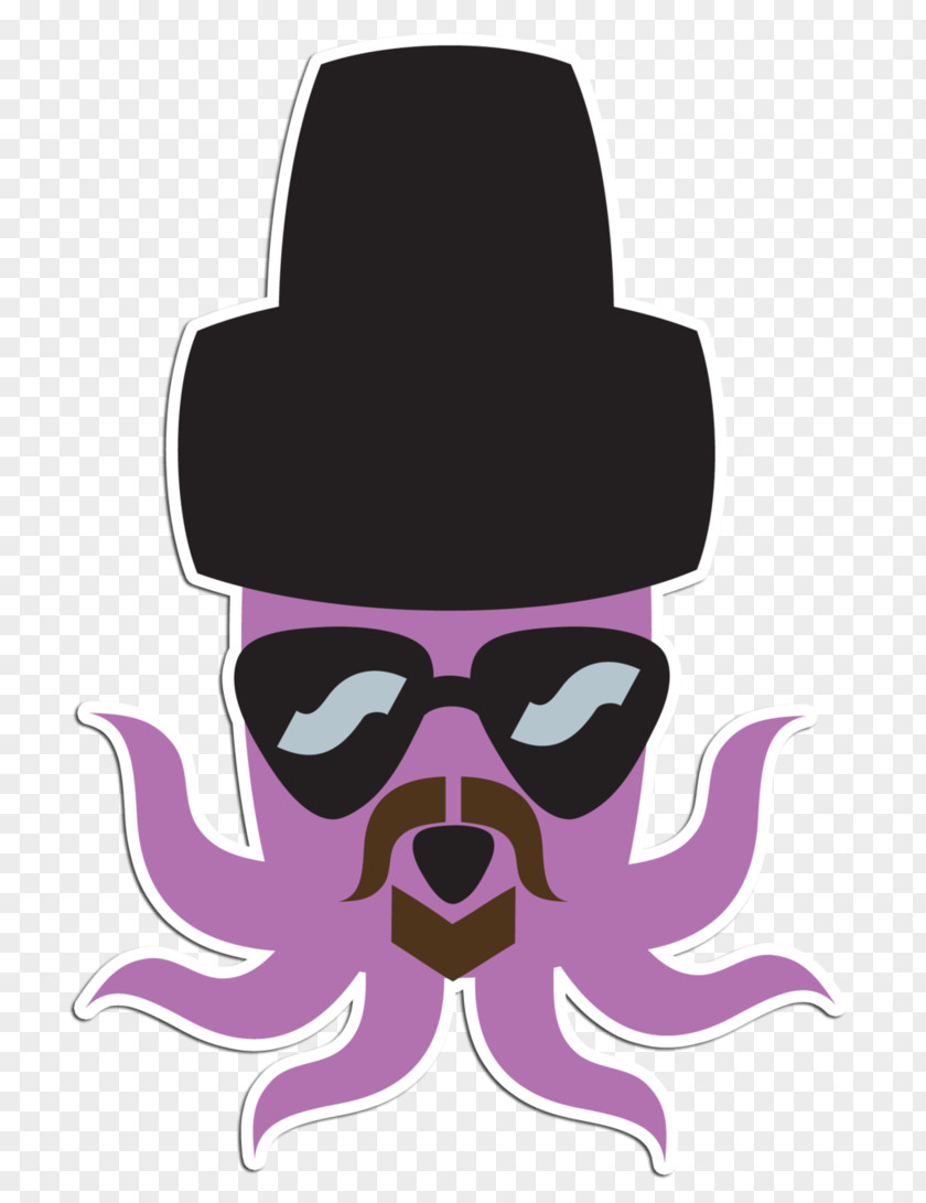 Better Looking In Mirror Octopus Clip Art Eyewear Illustration Pink M PNG