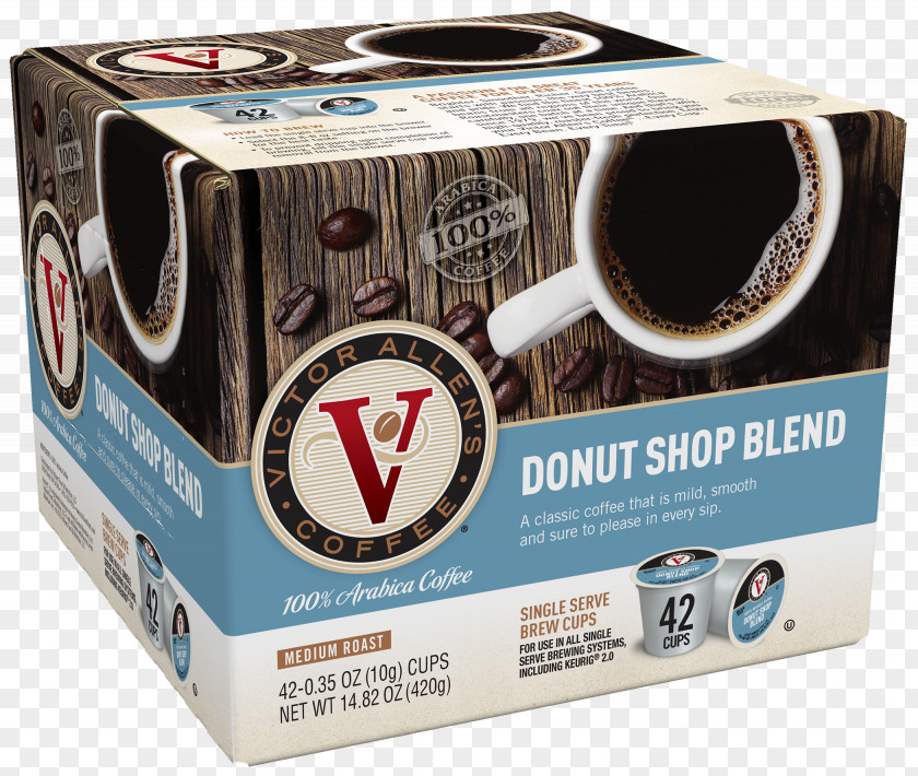 Donut Shop Kona Coffee Single-serve Container Keurig Cappuccino PNG