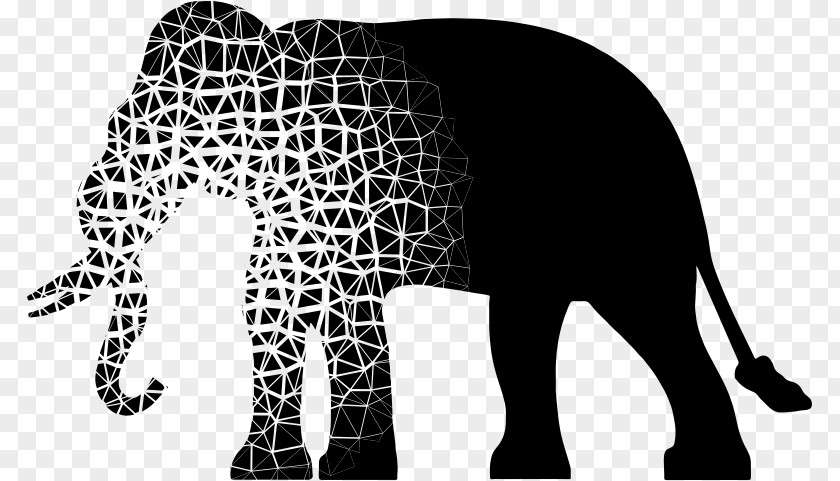 Elephant Indian African Silhouette Clip Art PNG