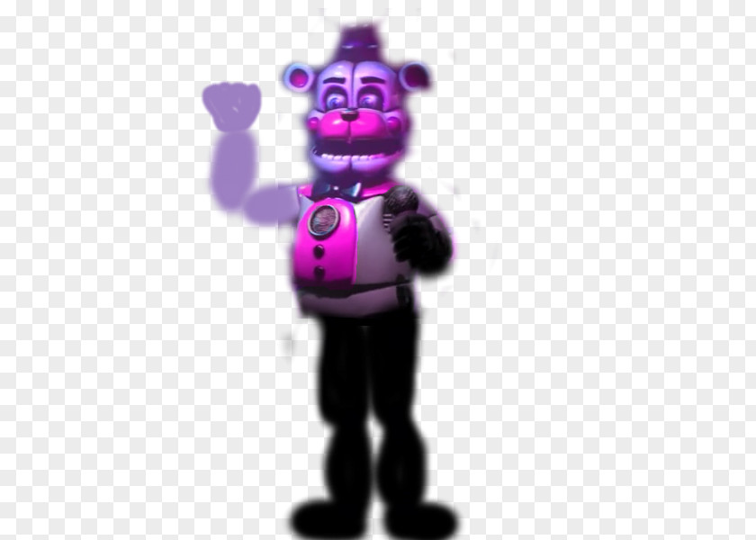 Funtime Freddy Pink M Mascot Figurine PNG