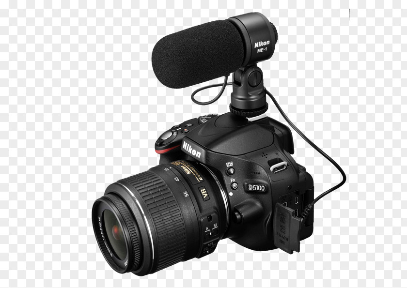 Microphone Nikon D5100 D3200 ME-1 Digital SLR PNG