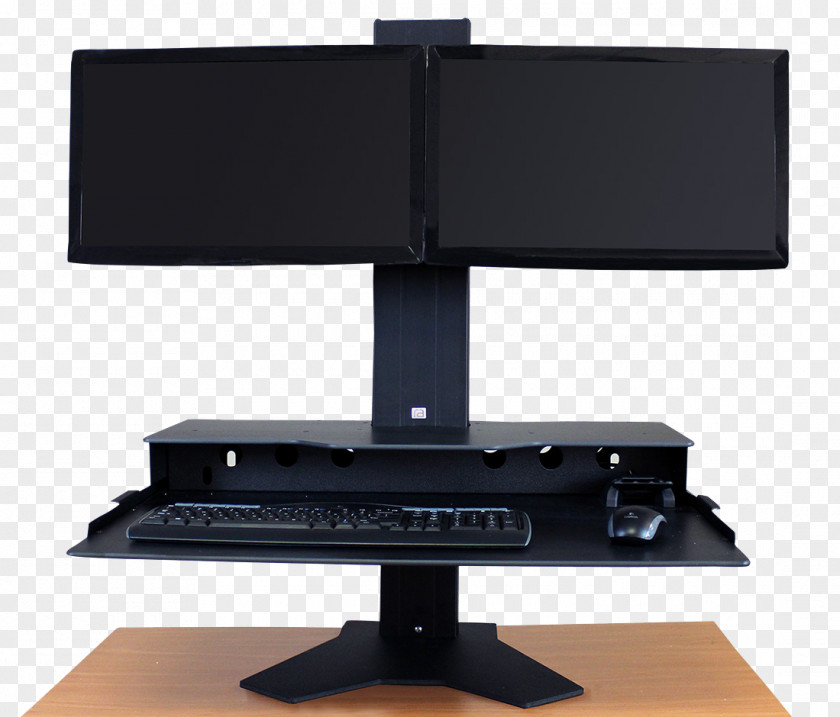 Table Computer Monitors Sit-stand Desk Standing PNG