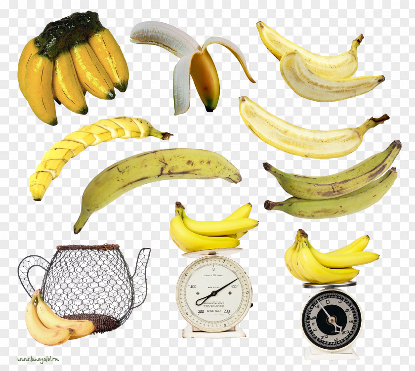Banana Fruit Food Vegetarian Cuisine PNG
