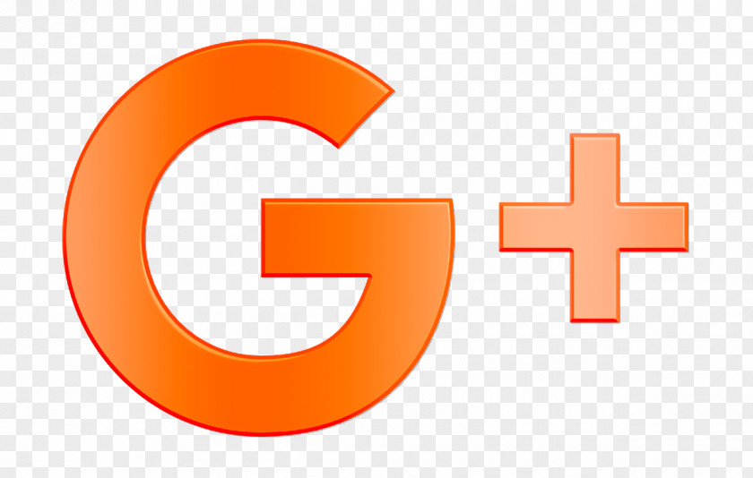 Symbol Orange Google Logo Background PNG