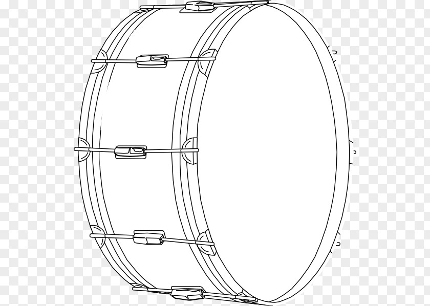 Bass Drum Cliparts Letter Drums Coloring Book DNealian PNG