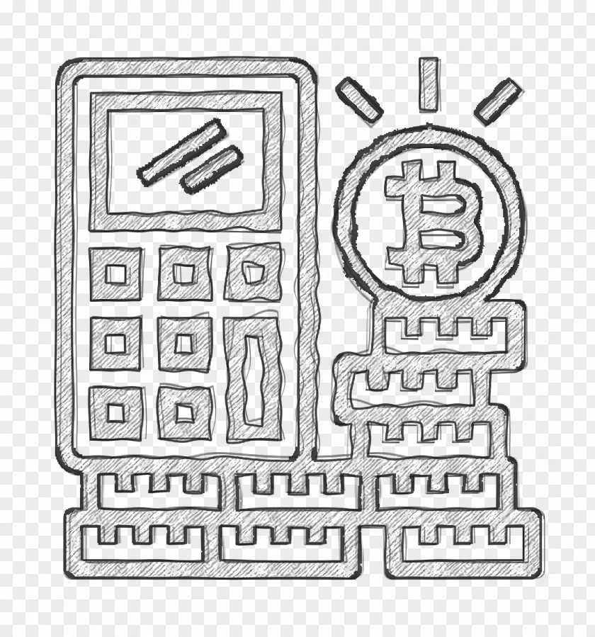 Calculator Icon Cryptocurrency Bitcoin PNG