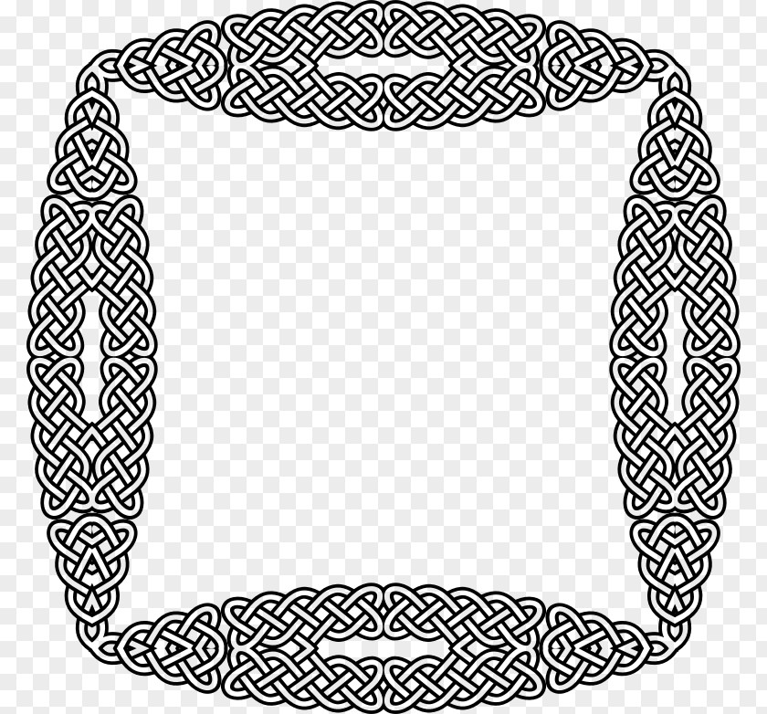 Celtic Knot Black And White PNG