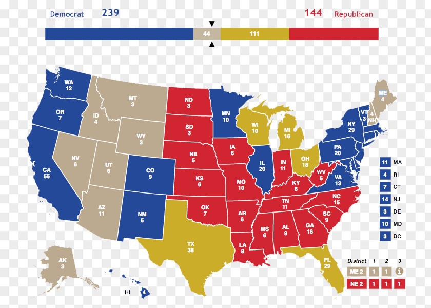 Class Of 2018 US Presidential Election 2016 United States Election, 2020 Electoral College PNG