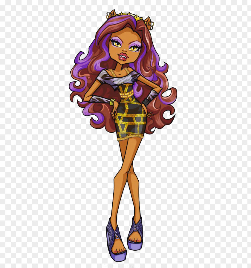 Doll Monster High Original Gouls CollectionClawdeen Wolf Frankie Stein PNG