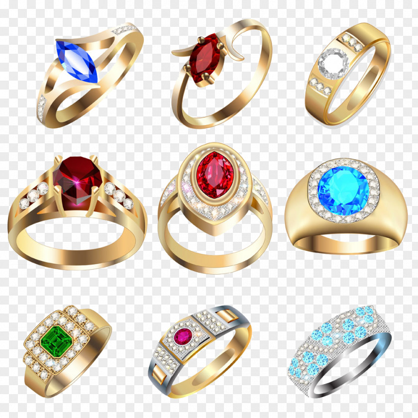 Ring Material Picture Gemstone Jewellery Diamond Illustration PNG