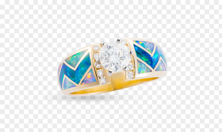 Ring Of Fire Coral Santa Fe Goldworks Brilliant Opal Jewellery PNG