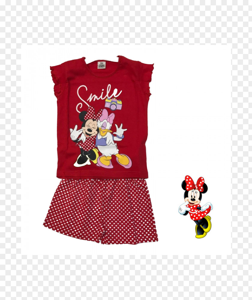 T-shirt Sleeve Minnie Mouse Pajamas Nightwear PNG