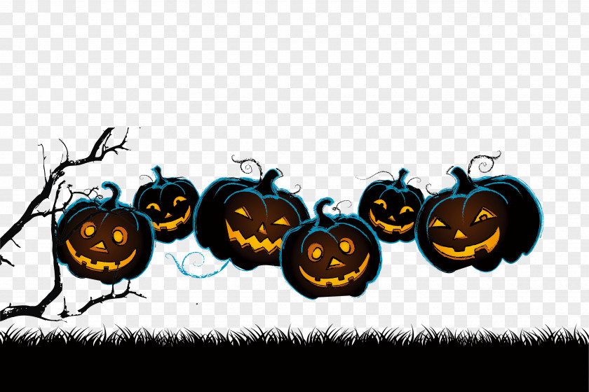 Creative Pumpkin Halloween Jack-o-lantern Clip Art PNG