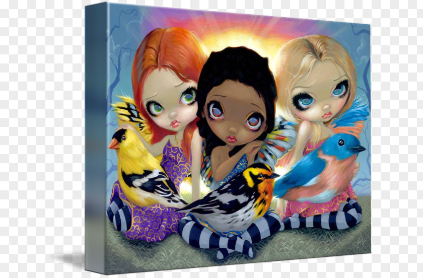 Fairy Strangeling: The Art Of Jasmine Becket-Griffith Artist Canvas Print PNG