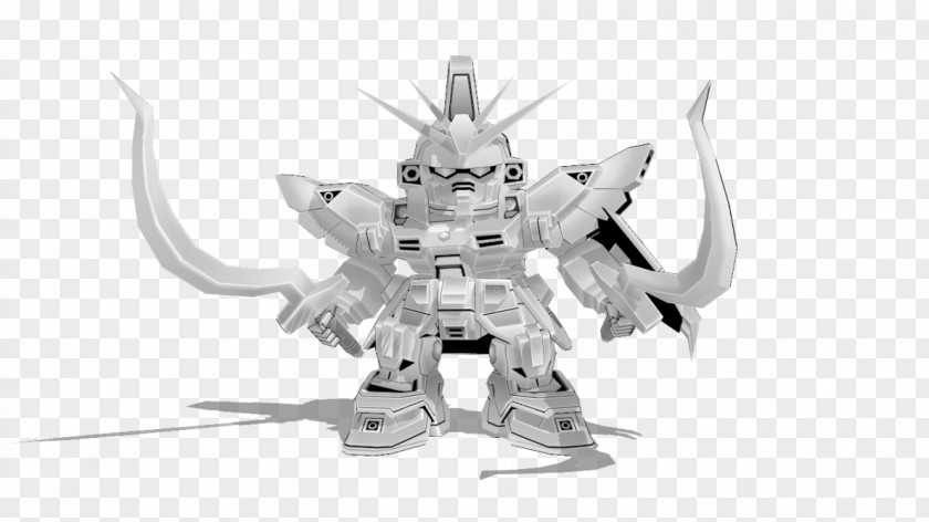 Gundam Sd Figurine White Legendary Creature PNG